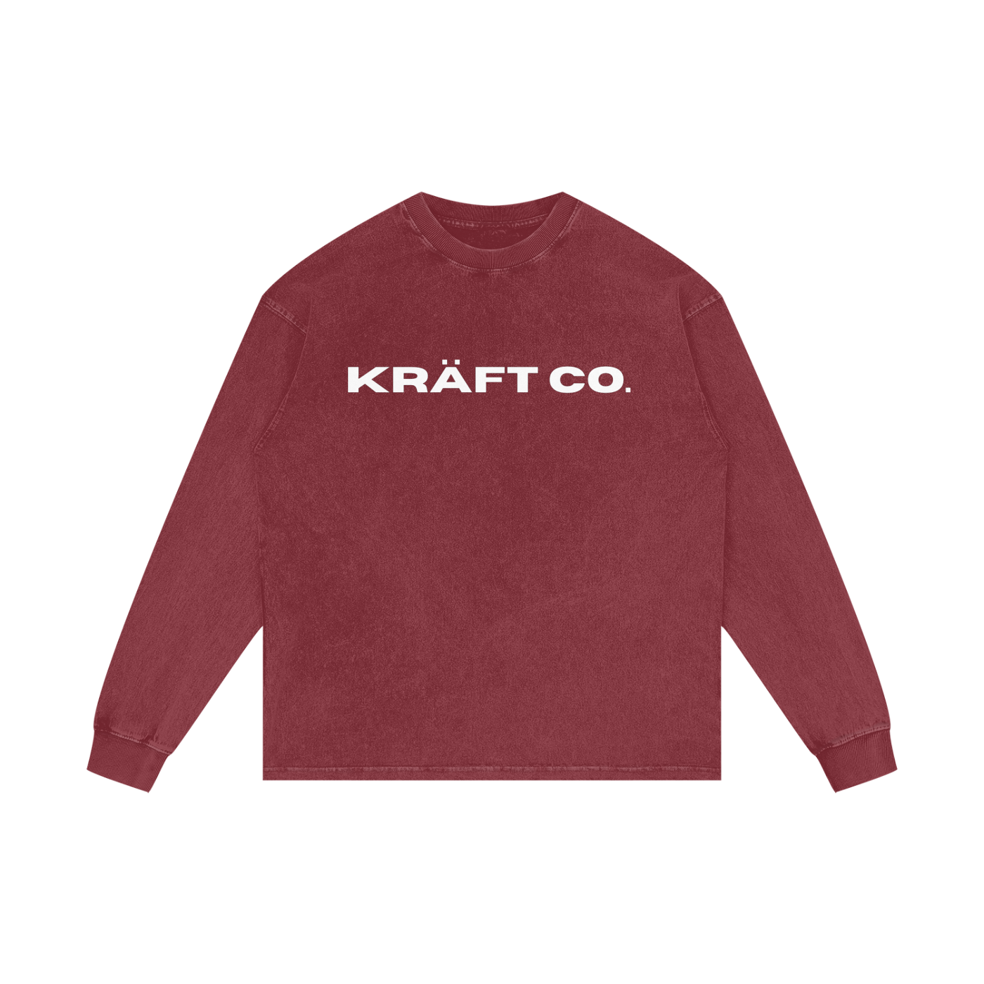 Acid Wash Oversize Long Sleeve T-Shirt