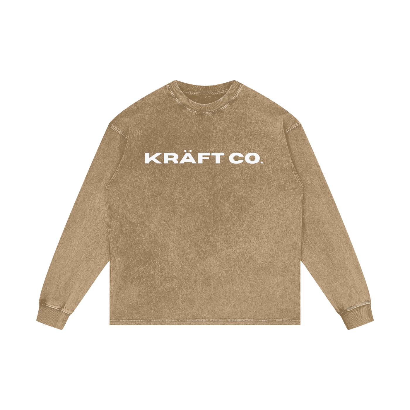 Acid Wash Oversize Long Sleeve T-Shirt