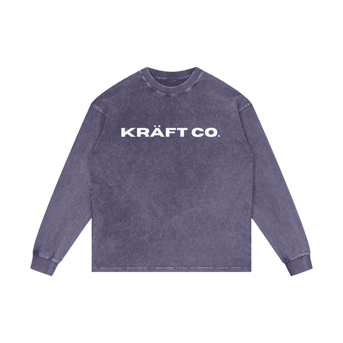 Acid Wash Oversize Long Sleeve T-Shirt